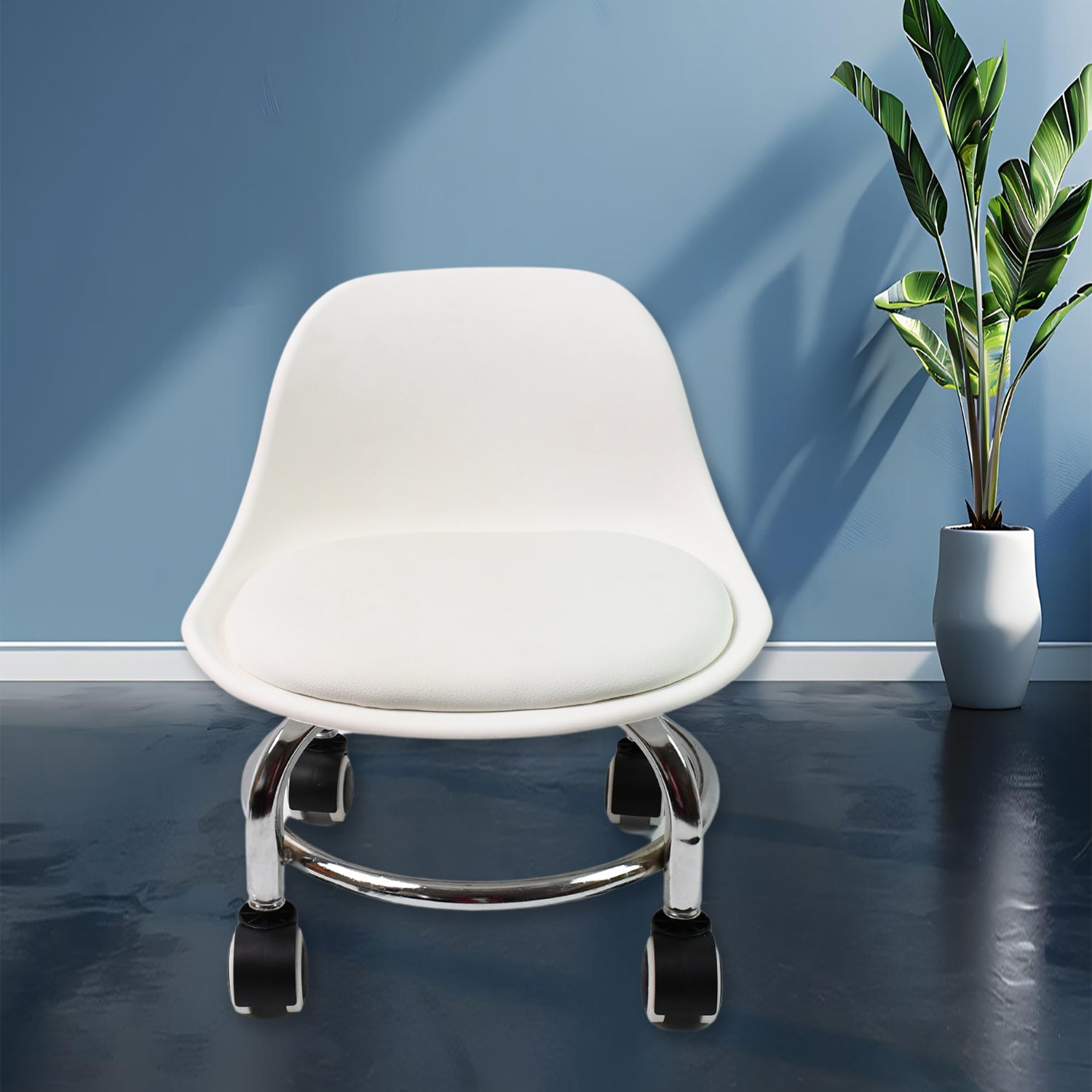 Rollhocker mit Rollen – Niedrige Höhe & Ergonomisch