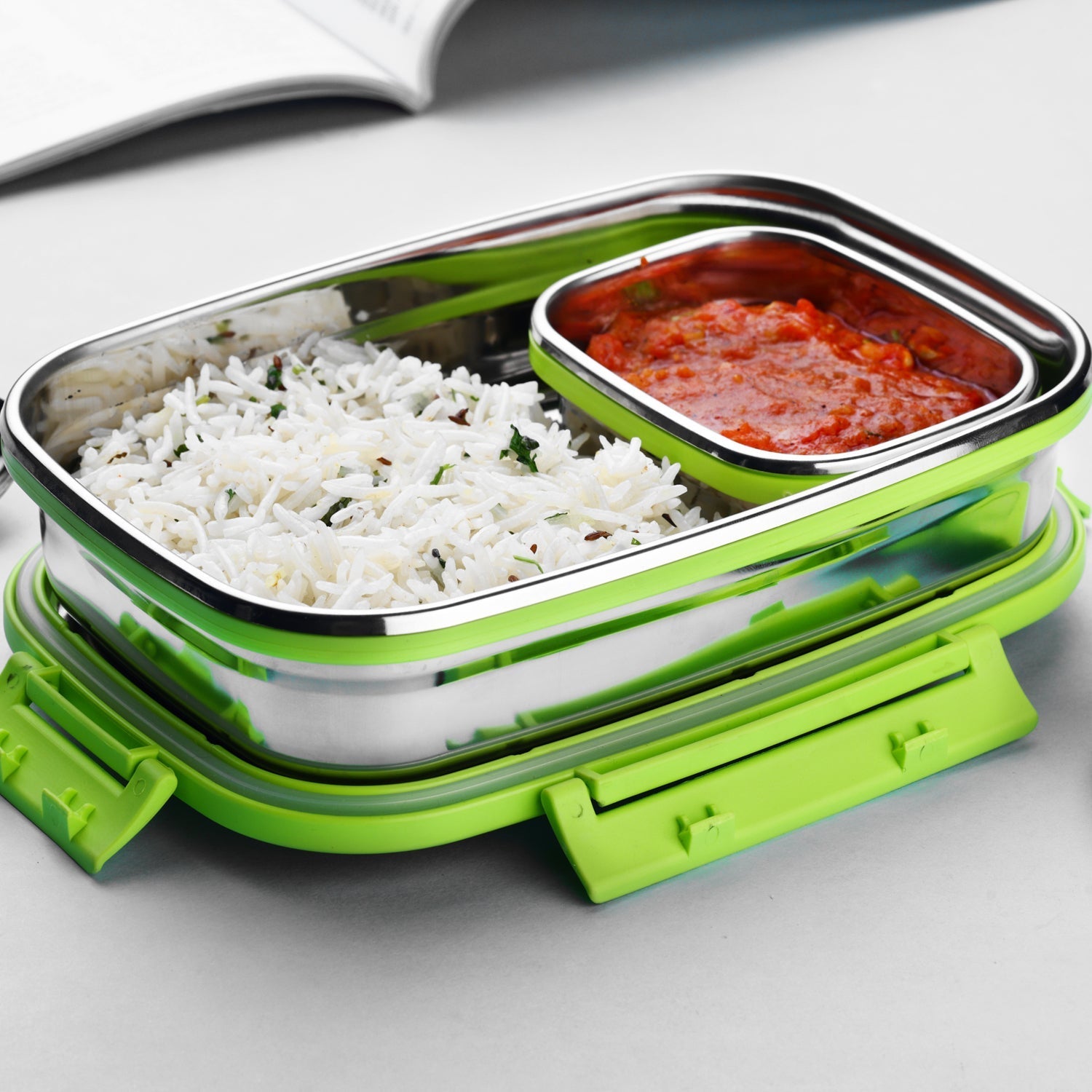 Lunchbox aus Edelstahl – auslaufsicher und langlebig