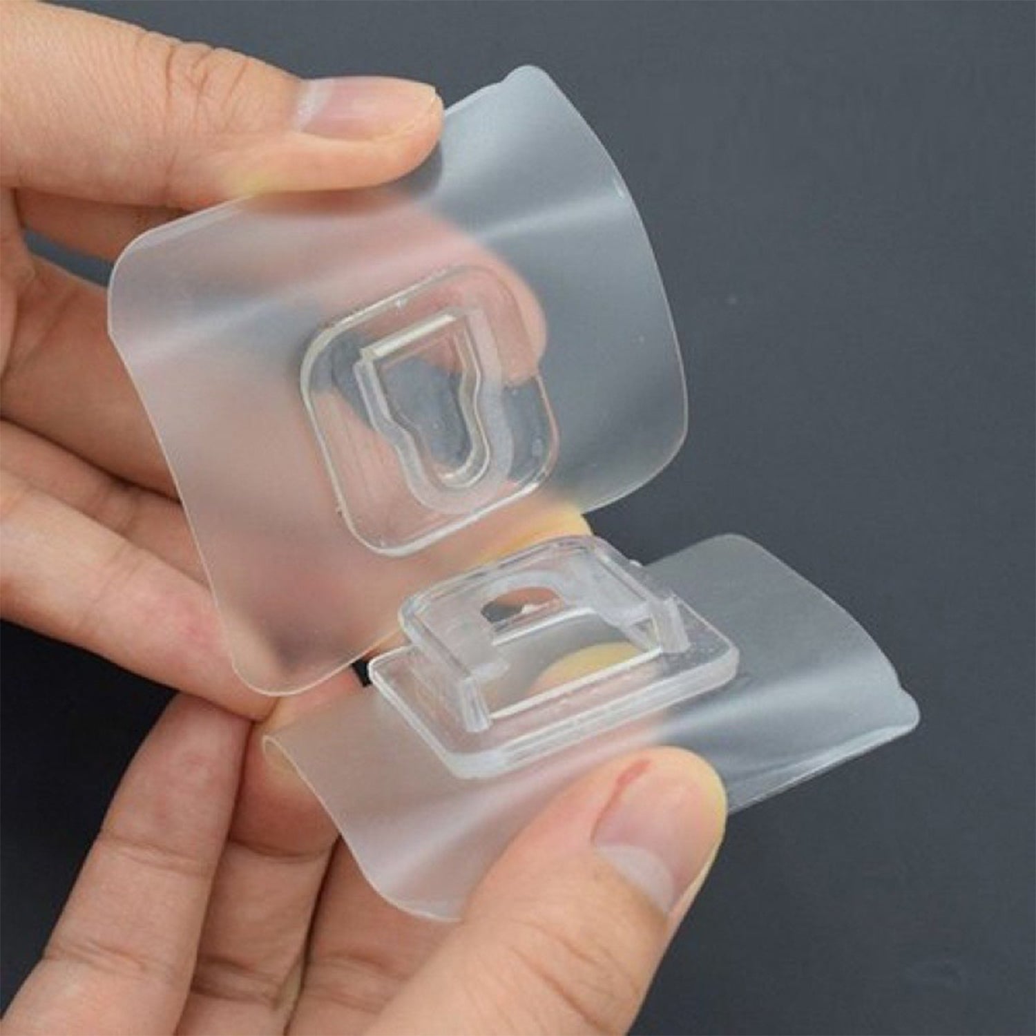 Selbstklebender Wandhaken – Transparent, starker Halt