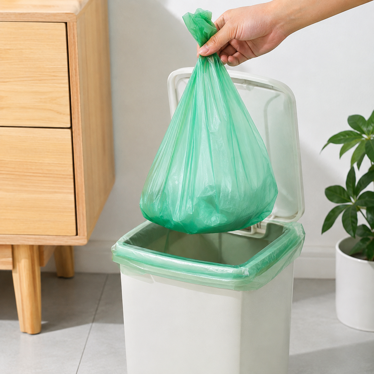 Biologisch abbaubare Müllsäcke 24x32 Zoll – Umweltfreundlich