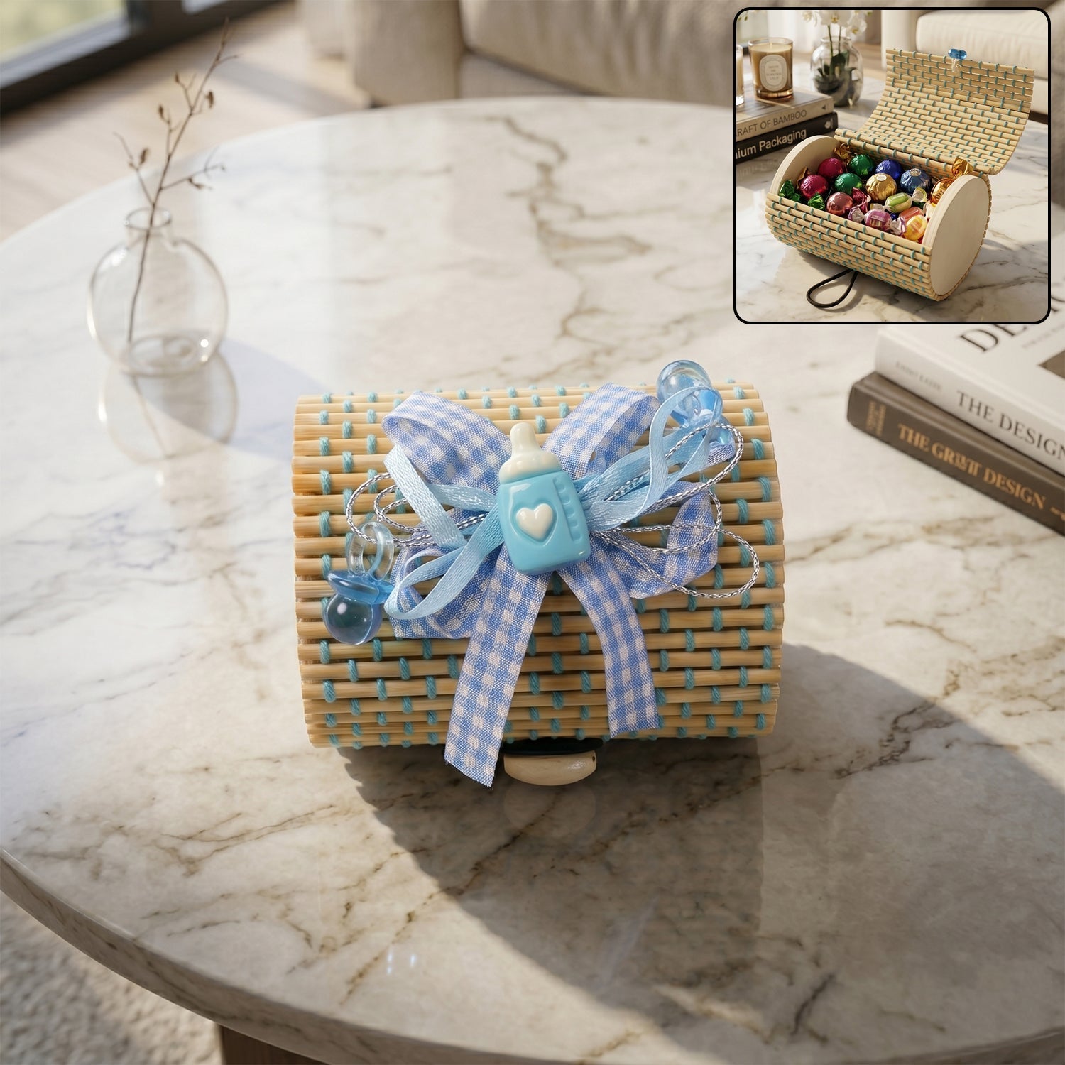 Geschenkbox aus Bambus – Elegante, umweltfreundliche Verpackung für Gastgeschenke
