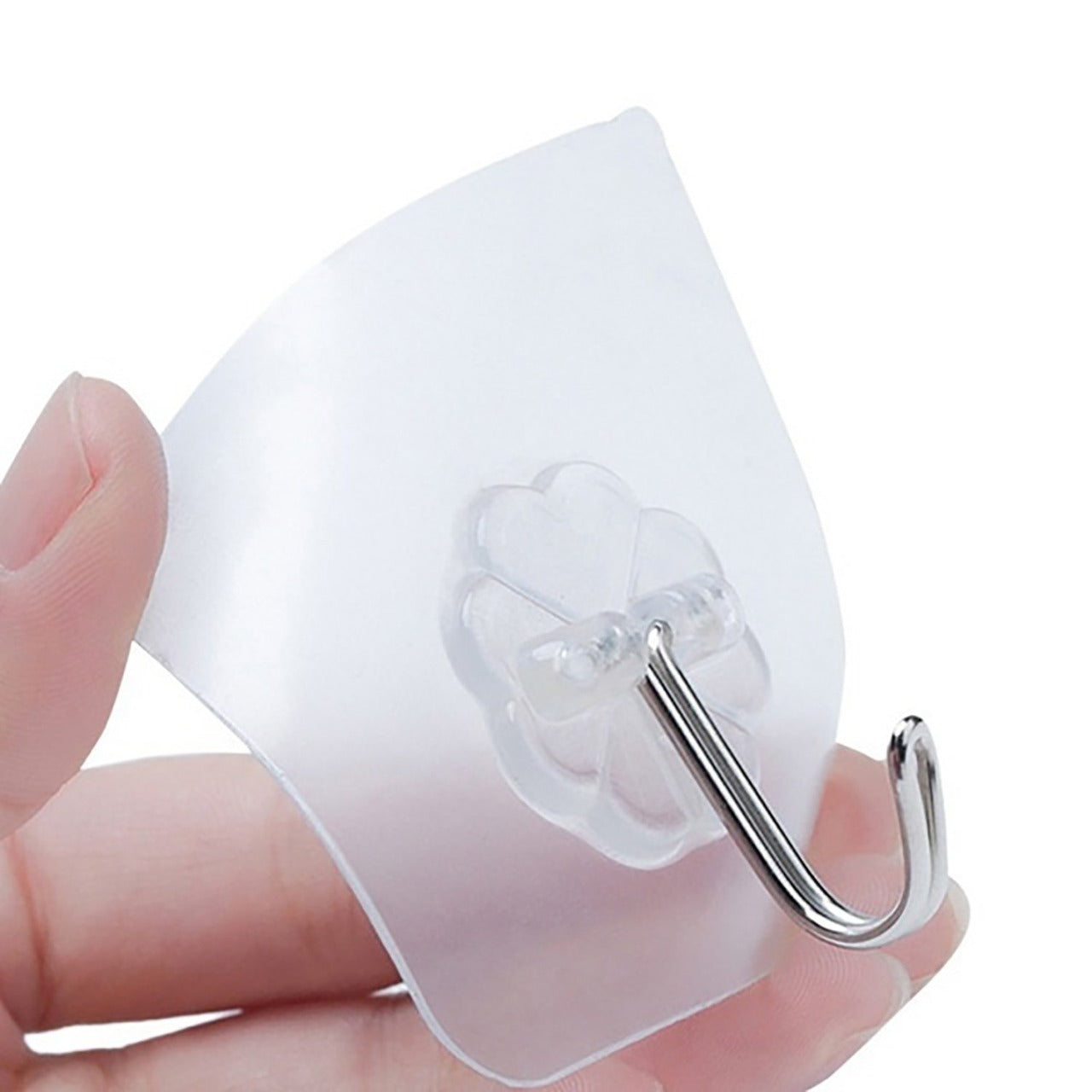 100er-Packung selbstklebende Wandhaken aus Edelstahl – Stark und wasserfest
