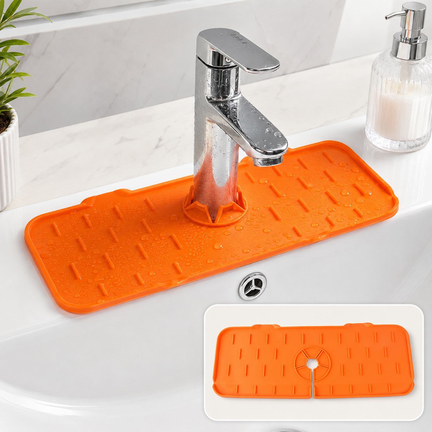 Silikon-Spritzschutz für Wasserhähne – Schutz für Arbeitsplatten