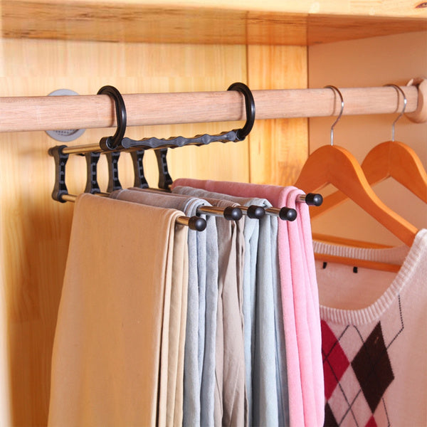Hosenaufhänger-Organizer – Verstellbarer 5-in-1-Platzsparer