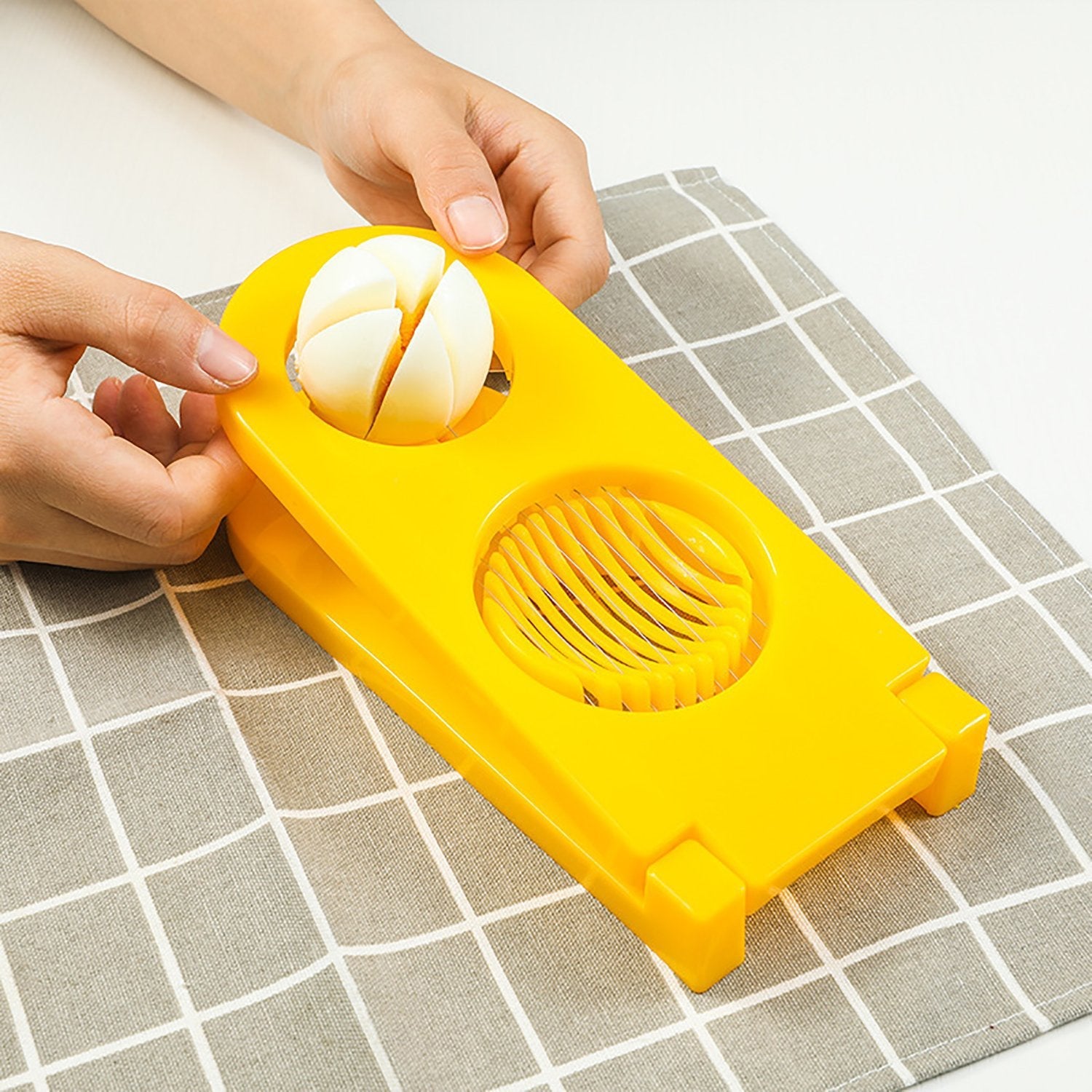 Eierschneider – 2-in-1-Eierschneider aus Edelstahl