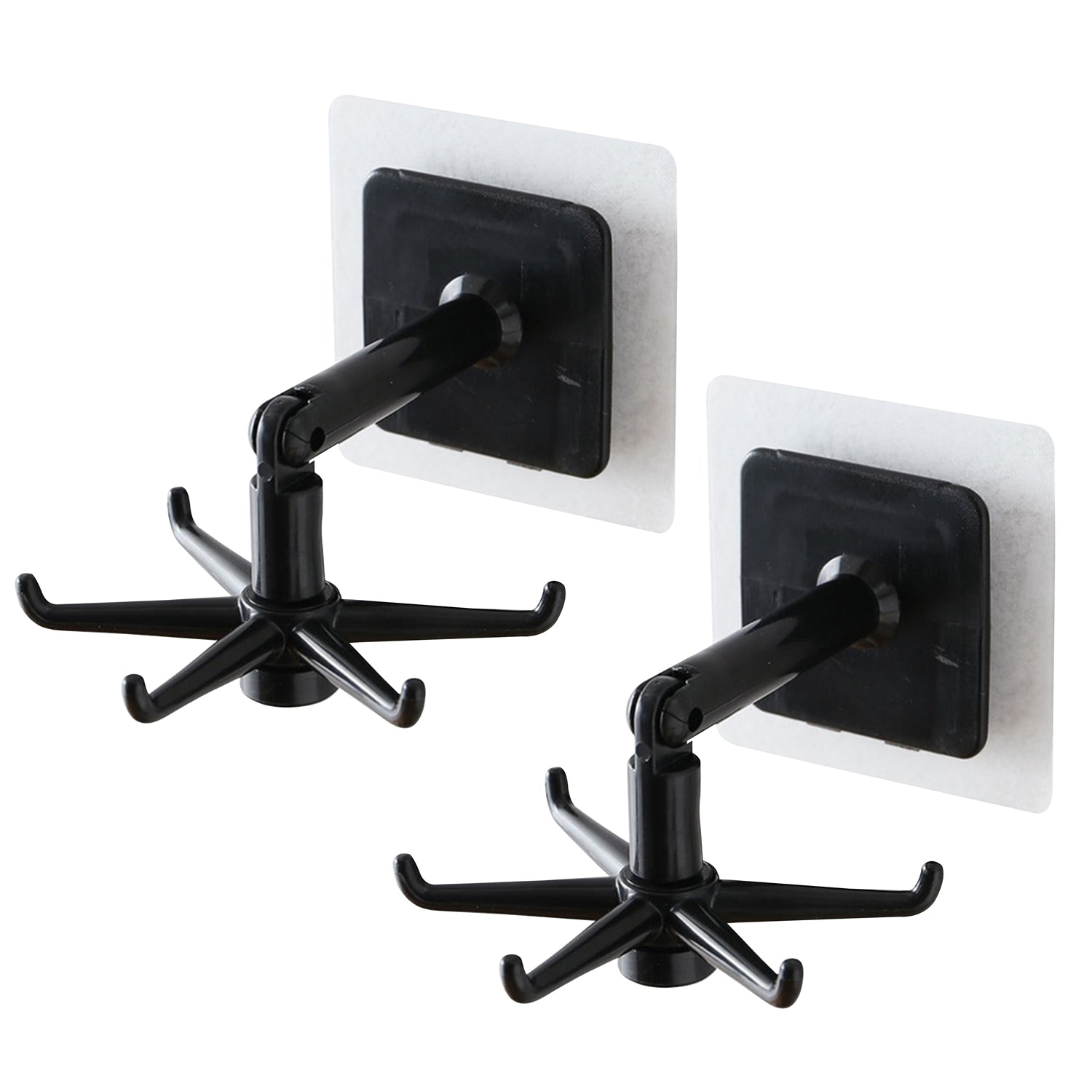 Drehbare Haken – 360° drehbar, beschädigungsfrei (2er-Pack)